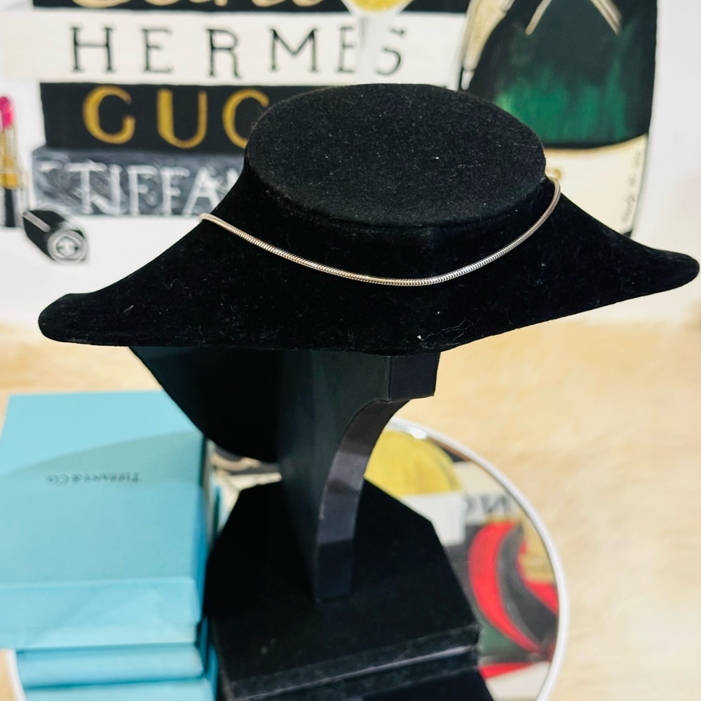 🔥 Tiffany & Co. Necklace 925 Sterling Silver w/ Box Size 18” - Picture 10 of 10